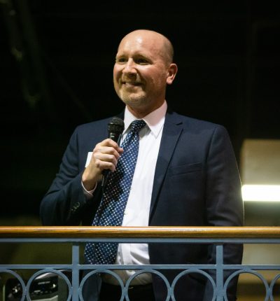 Steve Slavin, co-chair of the campaign, reminded everyone that there’s still plenty of work to be done. The museum needs the public’s help in reaching its goal of $3 million.